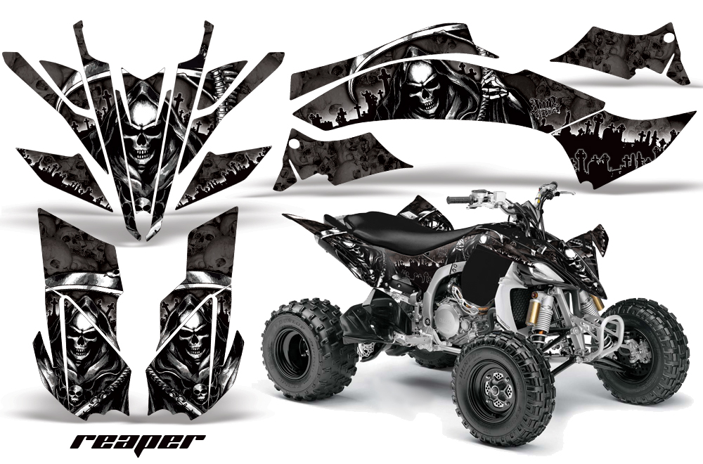 Yamaha YFZ450 2009 Graphics Reaper Black